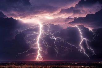 Bahia foi atingida por mais de 56 mil raios no último final de semana