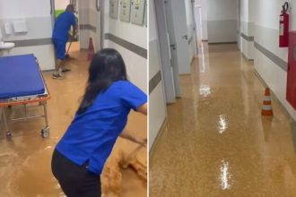 Camaçari: UPA dos Phocs sofre alagamento 2 meses após entrega; obras custaram quase R$ 8 milhões